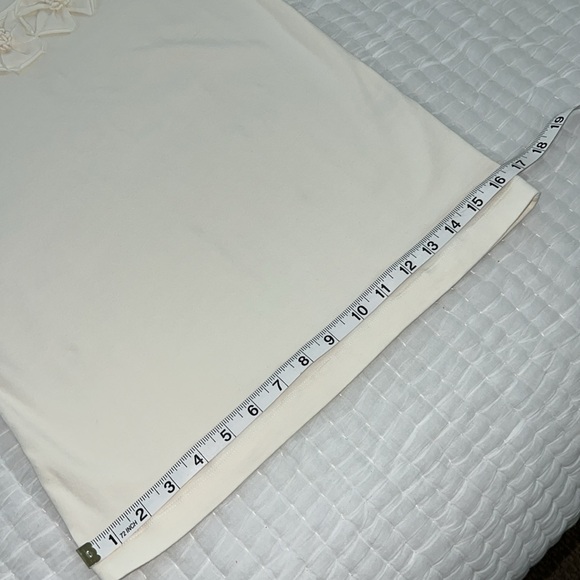 Kate Spade Soft Cream Flower Detailed Tank Top , M - Picture 9 of 9